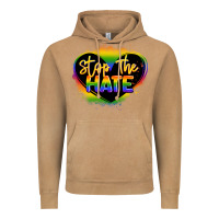Vintage Camel stop the hate pride lgbtq heart Vintage Hoodie - LillyAllenDesigns