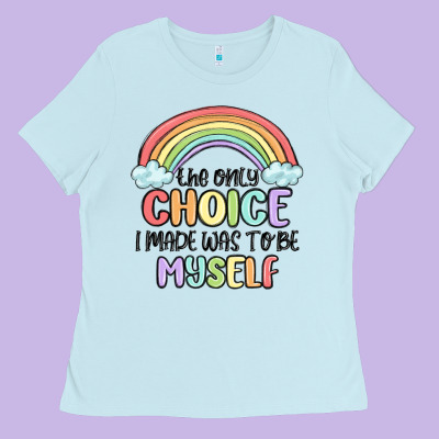Gay Pride Ladies Tee Designed By Maliassmallbusiness