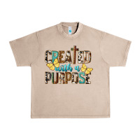 French Oak Created With A Purpose Urban Heavy Tee - LillyAllenDesigns