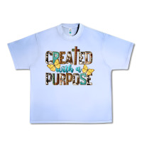 Grape Ice Created With A Purpose Urban Heavy Tee - LillyAllenDesigns