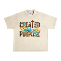 Sandshell Created With A Purpose Urban Heavy Tee - LillyAllenDesigns