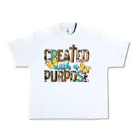 White Created With A Purpose Urban Heavy Tee - LillyAllenDesigns