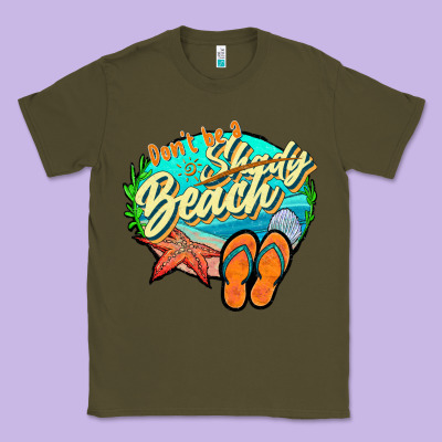 Dont Be A Shady Beach 2 Classic Tee Designed By Jahusdesignshop