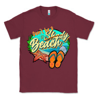 Burgundy dont be a shady beach 2 Classic Tee - JahusDesignShop