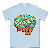 Dusty Blue dont be a shady beach 2 Classic Tee - JahusDesignShop