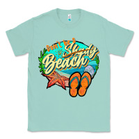 Seafoam dont be a shady beach 2 Classic Tee - JahusDesignShop