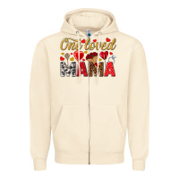 Sandshell One loved mama valentines day Zipper Hoodie - HowdyJamesFarm