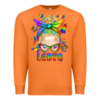 Carrot LGBTQ+ Messy Bun With Snacks Premium Sweatshirt - BundleAndBundleShop