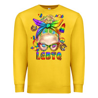 Lemon LGBTQ+ Messy Bun With Snacks Premium Sweatshirt - BundleAndBundleShop