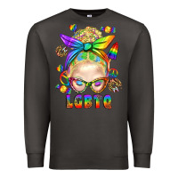 Smoke LGBTQ+ Messy Bun With Snacks Premium Sweatshirt - BundleAndBundleShop