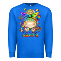 True Royal LGBTQ+ Messy Bun With Snacks Premium Sweatshirt - BundleAndBundleShop
