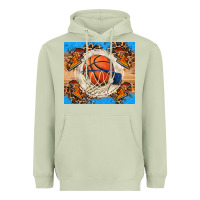 Matcha basketball Heavyweight Hoodie - FaDigitalArtStudio