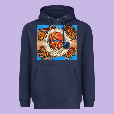 Basketball Heavyweight Hoodie Designed By Fadigitalartstudio