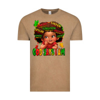 God Says I Am Juneteenth Kid Vintage Tee | Teevron