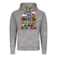 Cloud Rock come to the gay side we have rainbows Vintage Hoodie - LillyAllenDesigns