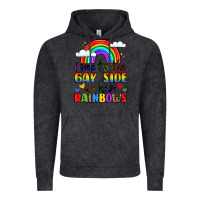 Vintage Black come to the gay side we have rainbows Vintage Hoodie - LillyAllenDesigns