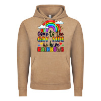 Vintage Coffee come to the gay side we have rainbows Vintage Hoodie - LillyAllenDesigns