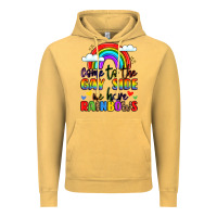 Vintage Mustard come to the gay side we have rainbows Vintage Hoodie - LillyAllenDesigns