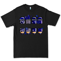 Black valentine's day school pencils navy blue Premium Tee - MaliasSmallBusiness