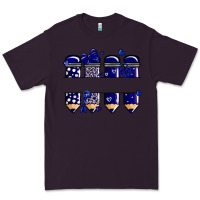 Plum valentine's day school pencils navy blue Premium Tee - MaliasSmallBusiness