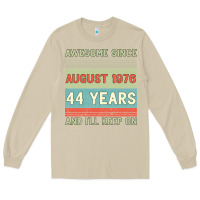 Mushroom awesome since august 1976 44 years and i ll keep on Long Sleeve Tee - Bettercallsaul
