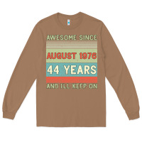 Toasted Coconut awesome since august 1976 44 years and i ll keep on Long Sleeve Tee - Bettercallsaul