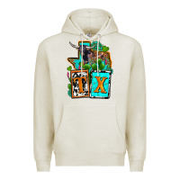 Oatmeal Heather tx texas Premium Hoodie - OliviaCreatesArt