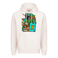 Pale Pink tx texas Premium Hoodie - OliviaCreatesArt