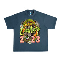 Midnight Navy Happy Easter 2023 Urban Heavy Tee - LillyAllenDesigns