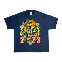 Navy Happy Easter 2023 Urban Heavy Tee - LillyAllenDesigns