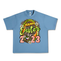 Pebble Blue Happy Easter 2023 Urban Heavy Tee - LillyAllenDesigns