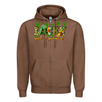 Chestnut Lucky and i gnome it St. Patrick's Day Zipper Hoodie - CowGirlArtShop