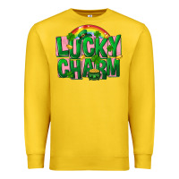 Lemon St Patricks Lucky Charm Premium Sweatshirt - FaDigitalArtStudio