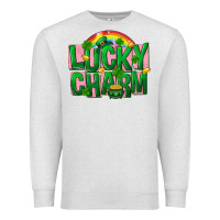 Oatmeal Heather St Patricks Lucky Charm Premium Sweatshirt - FaDigitalArtStudio