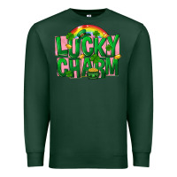 Sports Green St Patricks Lucky Charm Premium Sweatshirt - FaDigitalArtStudio