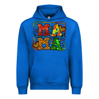 Cobalt juneteenth leopard frame mama Mother's Day Urban Hoodie - LillyAllenDesigns