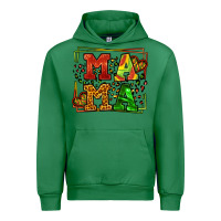 Emerald juneteenth leopard frame mama Mother's Day Urban Hoodie - LillyAllenDesigns
