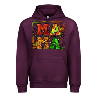 Mauve Wine juneteenth leopard frame mama Mother's Day Urban Hoodie - LillyAllenDesigns