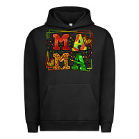 Pigment Black juneteenth leopard frame mama Mother's Day Urban Hoodie - LillyAllenDesigns