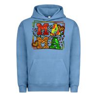Pigment Pebble Blue juneteenth leopard frame mama Mother's Day Urban Hoodie - LillyAllenDesigns