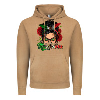 Vintage Camel mexicana woman messy bun Vintage Hoodie - LillyAllenDesigns