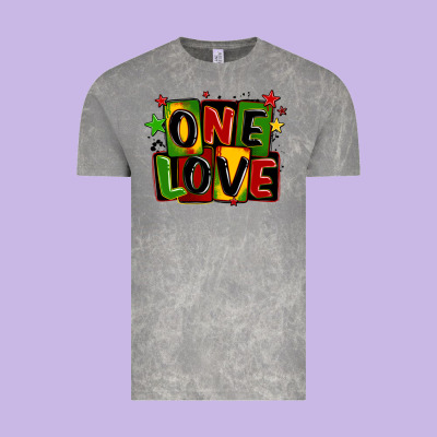 One Love Juneteenth Vintage Tee Designed By Lillyallendesigns