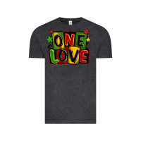 Vintage Black one love juneteenth Vintage Tee - LillyAllenDesigns