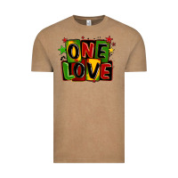 Vintage Coffee one love juneteenth Vintage Tee - LillyAllenDesigns
