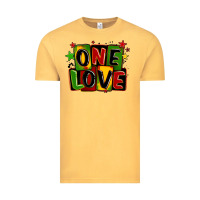 Vintage Mustard one love juneteenth Vintage Tee - LillyAllenDesigns