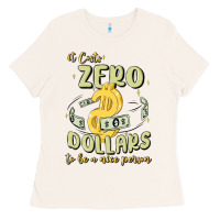 Bone it costs zero dollars to be a nice person Ladies Tee - MaliasSmallBusiness