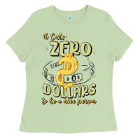 Matcha it costs zero dollars to be a nice person Ladies Tee - MaliasSmallBusiness
