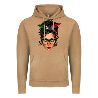 Vintage Camel mexican latina girl messy bun Vintage Hoodie - LillyAllenDesigns