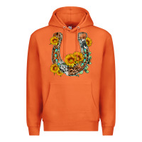 Carrot western leopard cowhide sunflowers horseshoe Premium Hoodie - OliviaCreatesArt