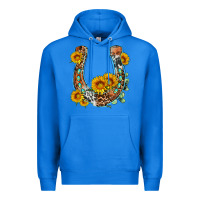True Royal western leopard cowhide sunflowers horseshoe Premium Hoodie - OliviaCreatesArt